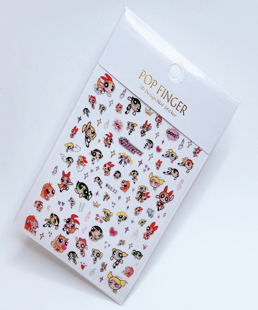 Colorful Powerpuff Girls Cartoon Sticker" "Multicolored Powerpuff Girls Decal Set" "Vibrant Powerpuff Girls Design Stickers" "Assorted Powerpuff Girls Cartoon Labels" "Powerpuff Girls Characters Stickers" "Diverse Color Palette Cartoon Decals" "Playful Powerpuff Girls Graphic Stickers" "Charming Multi-Colored Girls Cartoon Stickers" "Whimsical Powerpuff Girls Emblem Decals" "Brightly Colored Powerpuff Girls Prints"