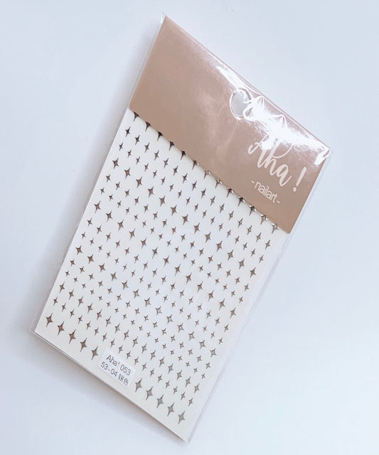 Star / Sticker / Silver - #252