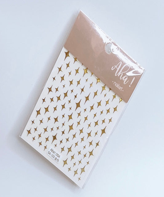 Star / Sticker / Gold - #255