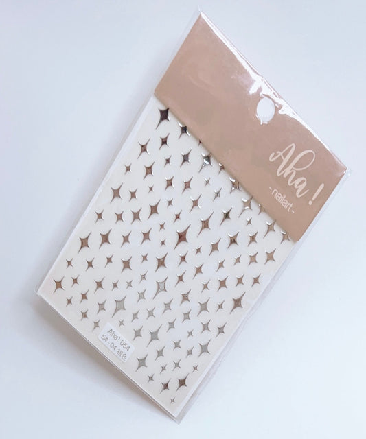 Star / Sticker / Silver - #257