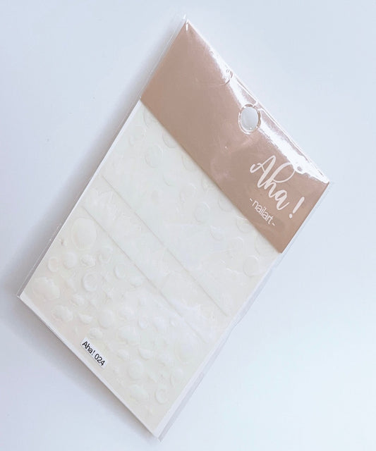 Moon - Star-  Cloud / Sticker / White - #262