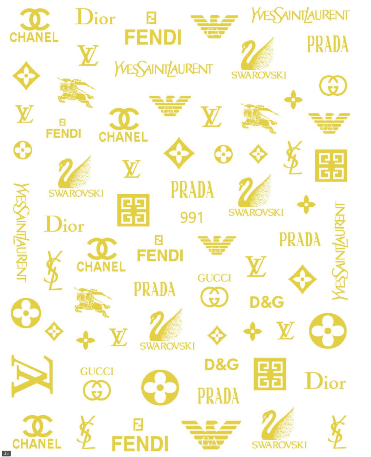 Multi Brands / Stickers / Gold - #31