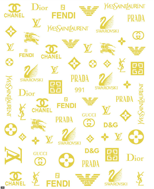 Multi Brands / Stickers / Gold - #31