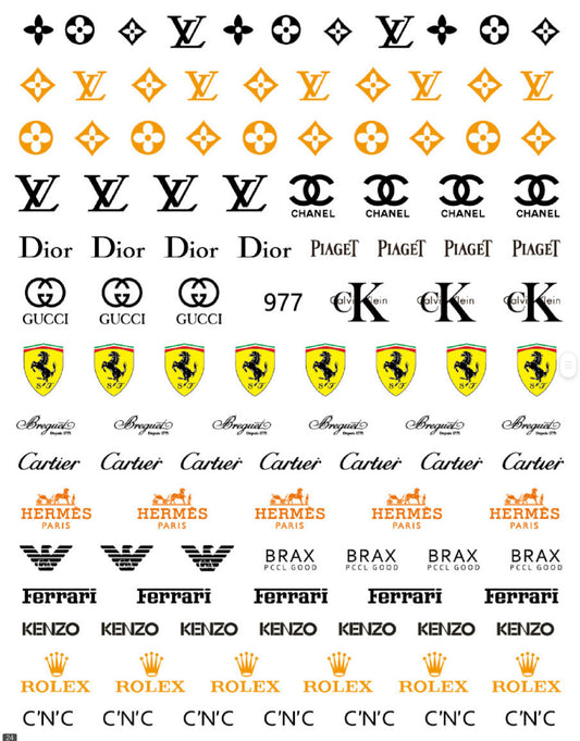Multi Brands / Stickers / Multi Colors - #34