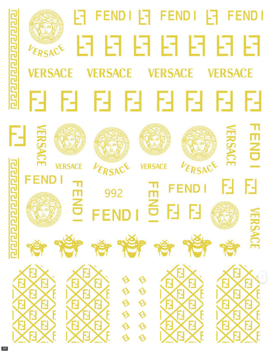 Multi Brands / Stickers / Gold - #35