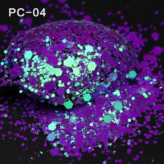 Holographic Chunky Glitter #4