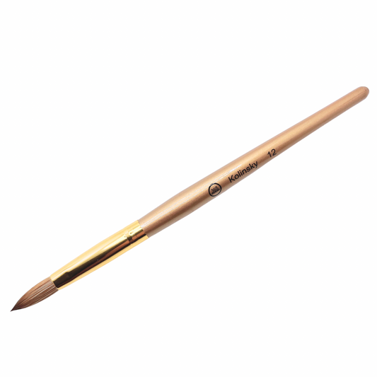 Size #12 Gold Kolinsky Brush" "Premium Gold Kolinsky Art Brush" "Precision Size #12 Acrylic Brush" "Gold Handled Kolinsky Sable Brush" "Professional Size #12 Acrylic Paint Brush" "Versatile Gold Kolinsky Brush #12" "High-Quality Acrylic Brush Size #12" "Kolinsky Hair Brush with Gold Handle" "Detail-oriented Size #12 Art Brush" "Fine Gold Kolinsky Sable Brush"