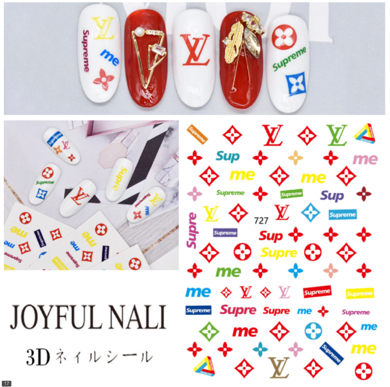 LV / Stickers / Multi Colors - #5 – 365 Nail System