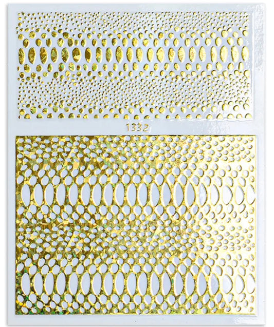 Snake Skin / Stickers / Laser Gold - #60