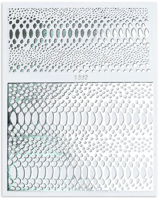 Snake Skin / Stickers / Silver - #63