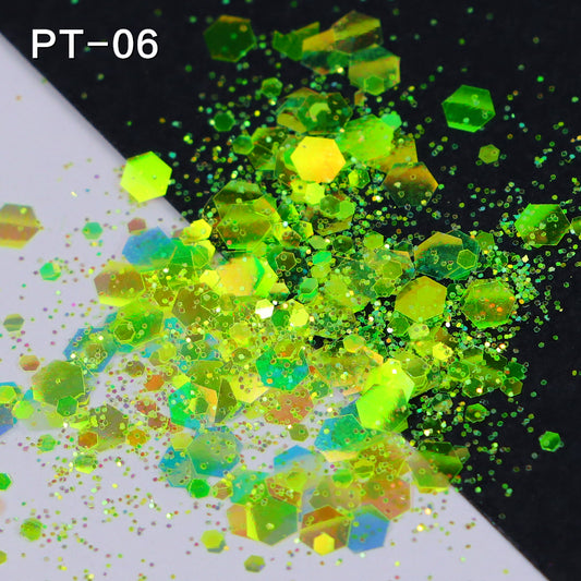 Iridescent Neon Chunky Glitter #22