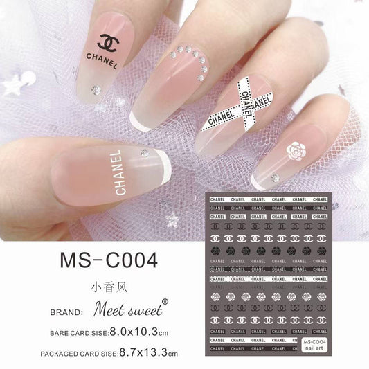 Chanel / Stickers / Black - White - #78