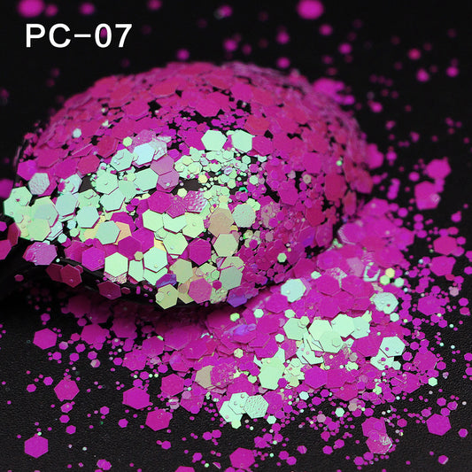 Holographic Chunky Glitter #7