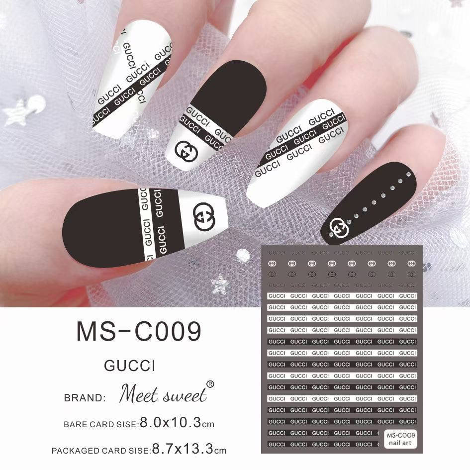Gucci / Stickers / Black - White - #83
