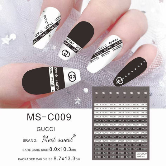 Gucci / Stickers / Black - White - #83