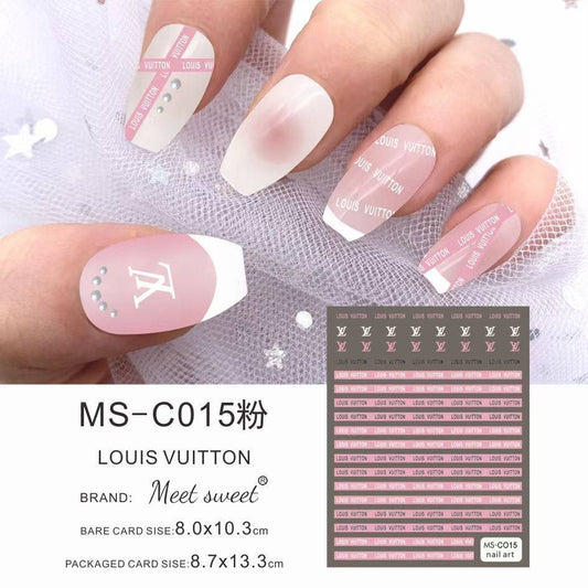 LV / Stickers /Pink - #93