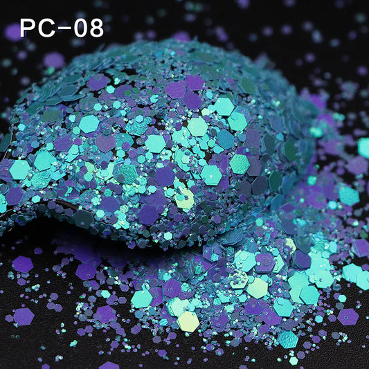 Holographic Chunky Glitter #8