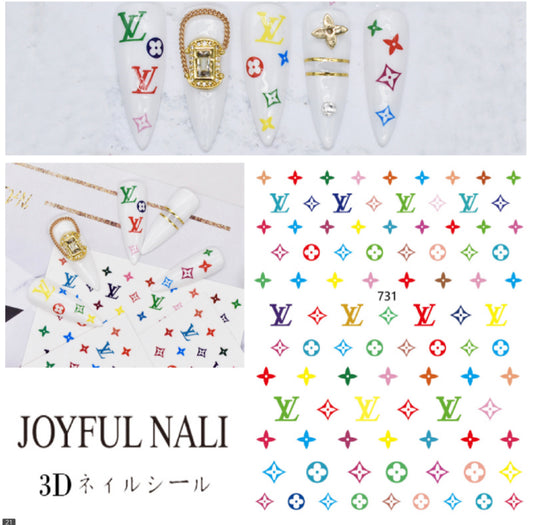 LV / Stickers / Multi Colors - #8