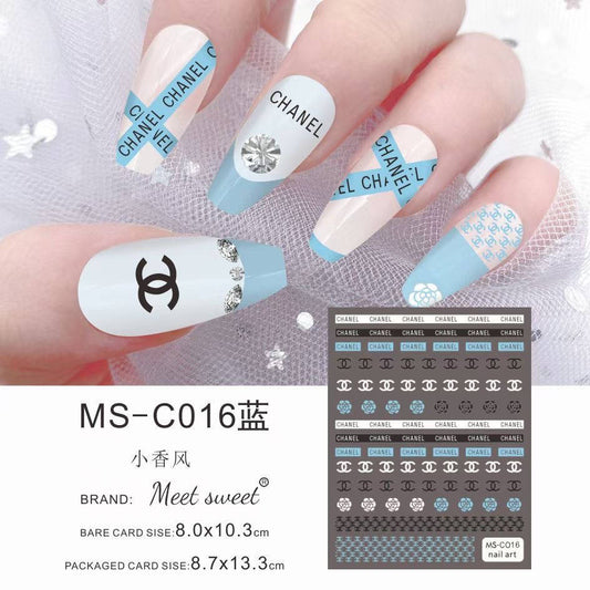 Chanel / Stickers / Blue - #96