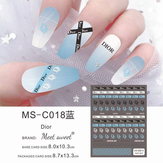 Dior / Stickers / Blue - #100