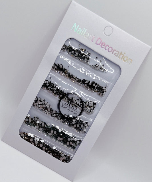 Jet - Rhinestones 6 Size ( 1440 pcs )