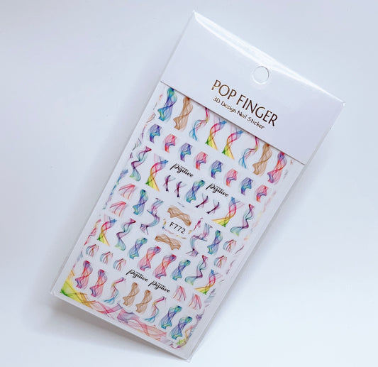 Marble - Ink Splatters / Sticker / Multi Colors- #206